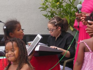Playing the keyboard