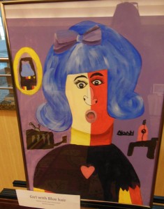 Noah Schneider "Girl with Blue Hair"