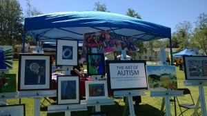 Channel Islands Art of Autism at the Ventura Autism Society Aut2run Event