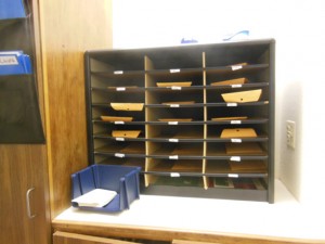 Sorting mail by zip code