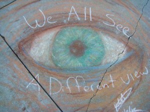 ChalkimageWeAllSeeaDifferentView