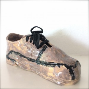 James donated ceramic pieces to the Autism Trust for a fundraiser