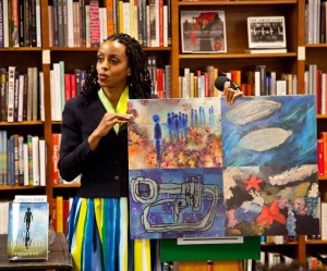 Author Morowa Yejide featured artists from The Art of Autism at a book signing
