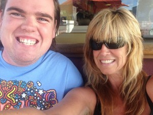 Mari-Anne with her son Liam