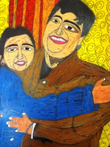 Amrit with sister Arpit (self-portrait)