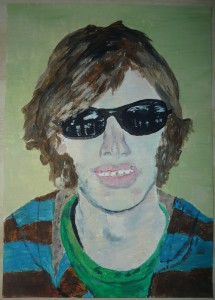 Mikey Allcock self-portrait