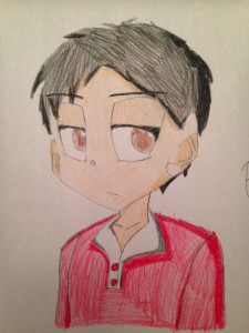 Brandon Brooks "Self-Portrait Anime"