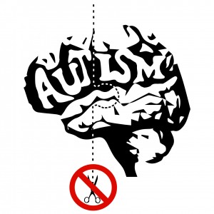 "Do Not Cut Here" Artist Statement: "You cannot fix what is not broken. Autism is not a disease. We are not incomplete puzzles—we are whole human beings. We are not tragedies—we are products of neurodiversity. Eliminating autism means eliminating us." Chelsea Dubb