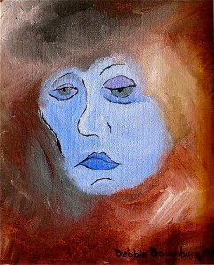 Debbie Denenburg "Blue Face"