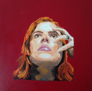 Terah Kuydendall "self portrait" Because of my chronic health problems, I wanted the portrait to have a migraine component