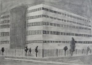 Thomas Barber, Building of Professionalism - It portrays a typical building, used by businesses to conduct meetings and figure out where their companies are going.