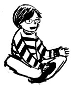 weird girl talking