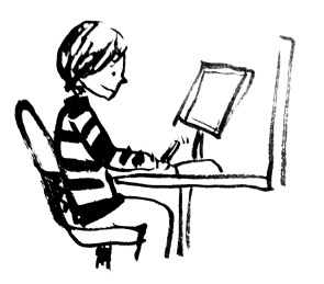 Me on the computer