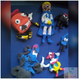 Luis Clay Superflex characters