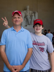 Ron Fournier and son Tyler