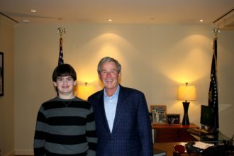 George Bush and Tyler Fournier
