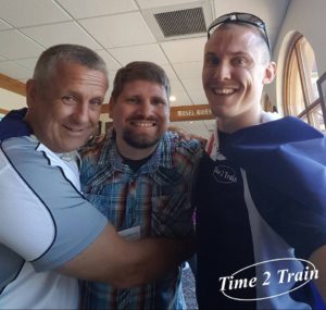 Jeremy Samson with Ron Sandison