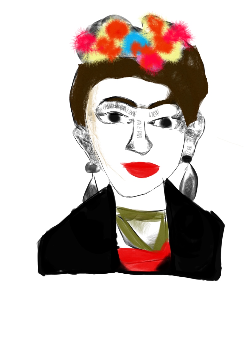 Sofia Valentina "Frida has a Little Smile"