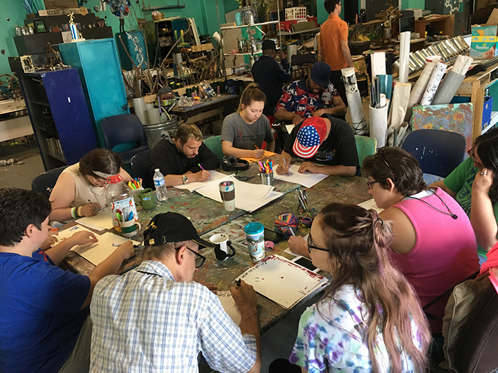 Group Art Class