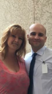 Ryan with his sister Lisa